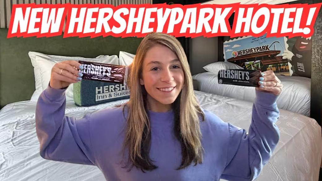 Hershey Park's NEW Hotel Hershey Inn & Suites! Full Tour & Review