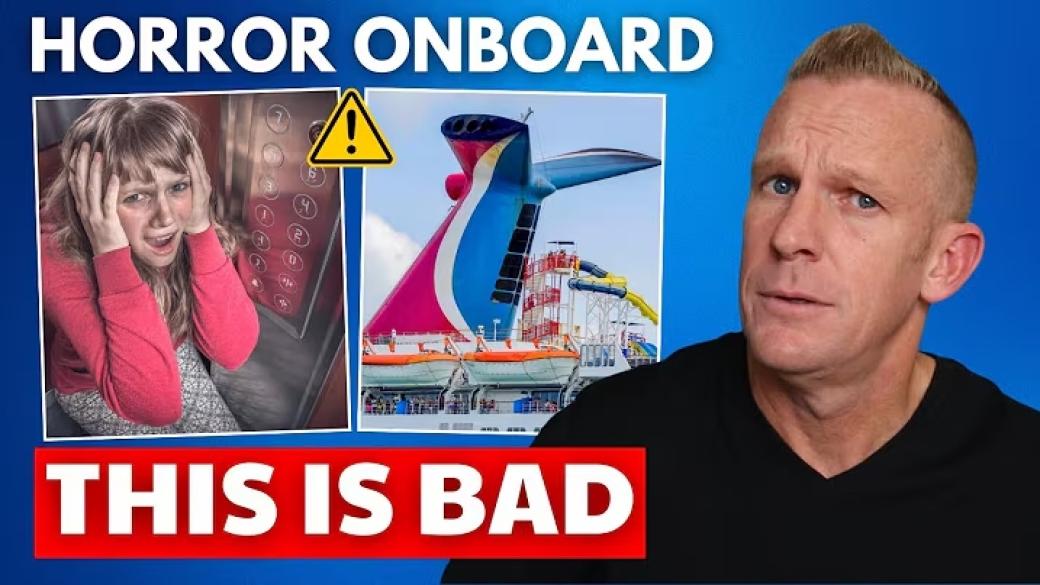 ⚠️CRUISE NEWS: Nightmare on Carnival Voyage! – 15 trapped!