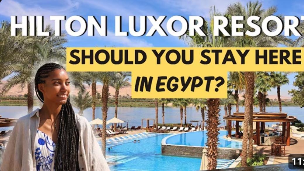 Exploring a Dream Resort in EGYPT You Have to See! | Hilton Luxor Resort
