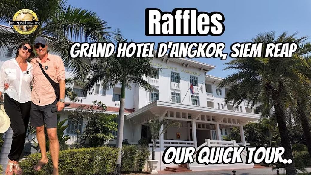 Raffles Grand Hotel D'Angkor - A quick look at this incredible hotel in Siem Reap, Cambodia