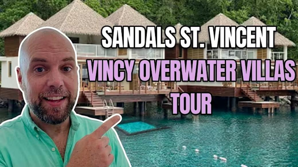 Inside The New Sandals St. Vincent Overwater Villas (OWV): Full Room Tour