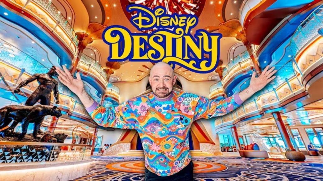 Disney Destiny Cruise Ship Tour - BRAND NEW CRUISE SHIP!