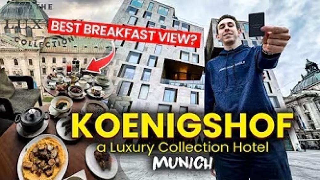 You have to see this breakfast view! Munich’s Newest BEST Luxury Hotel: Koenigshof【4K Tour】